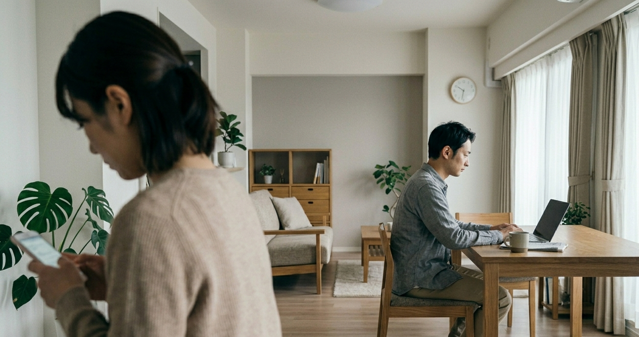 男女で異なる「会話がない」の受け止め方