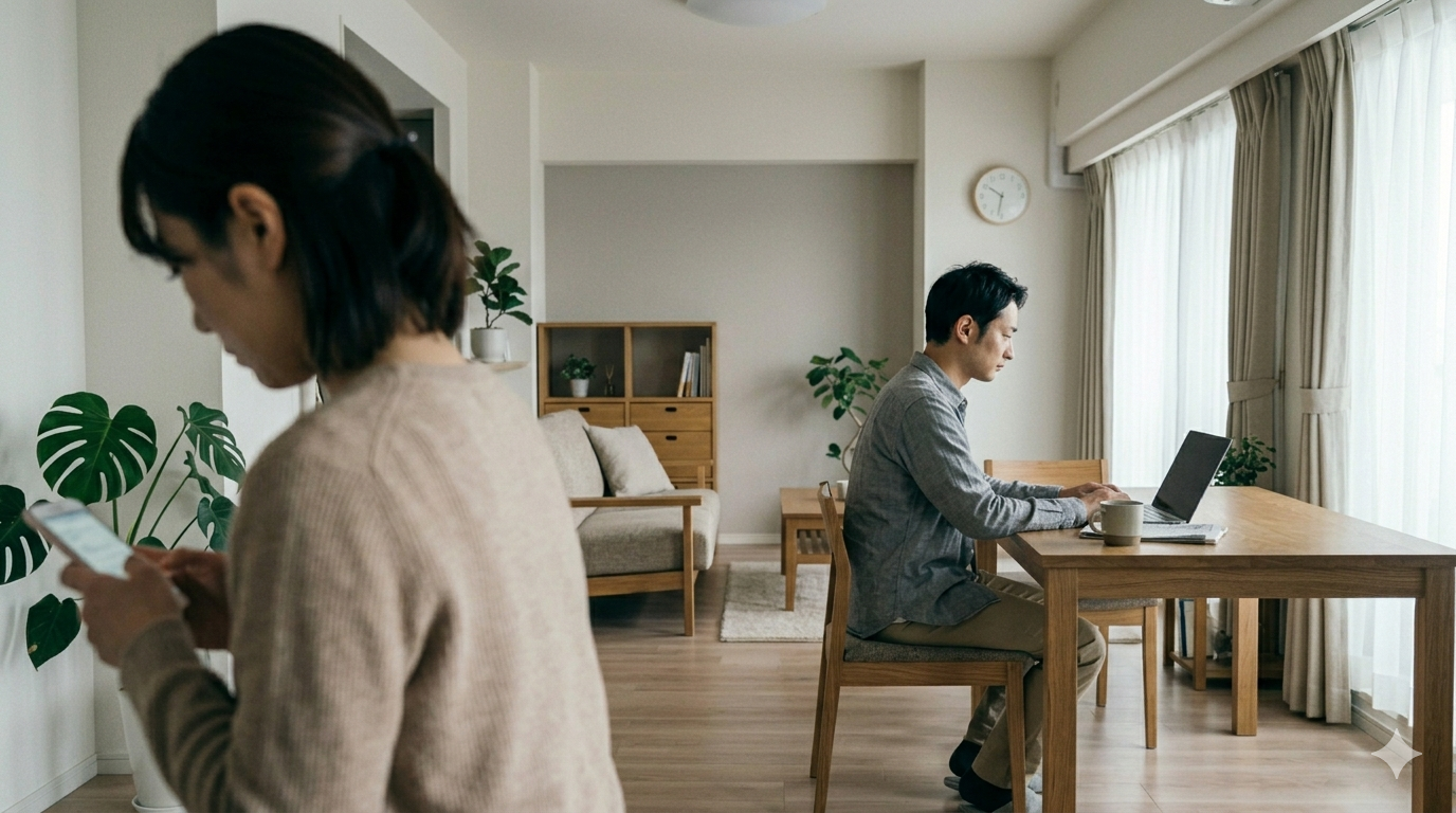 男女で異なる「会話がない」の受け止め方