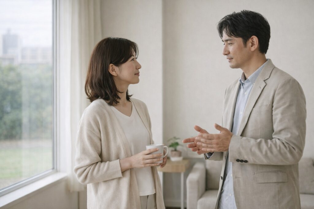 家庭内別居を続けるか、改善するか、離婚するか